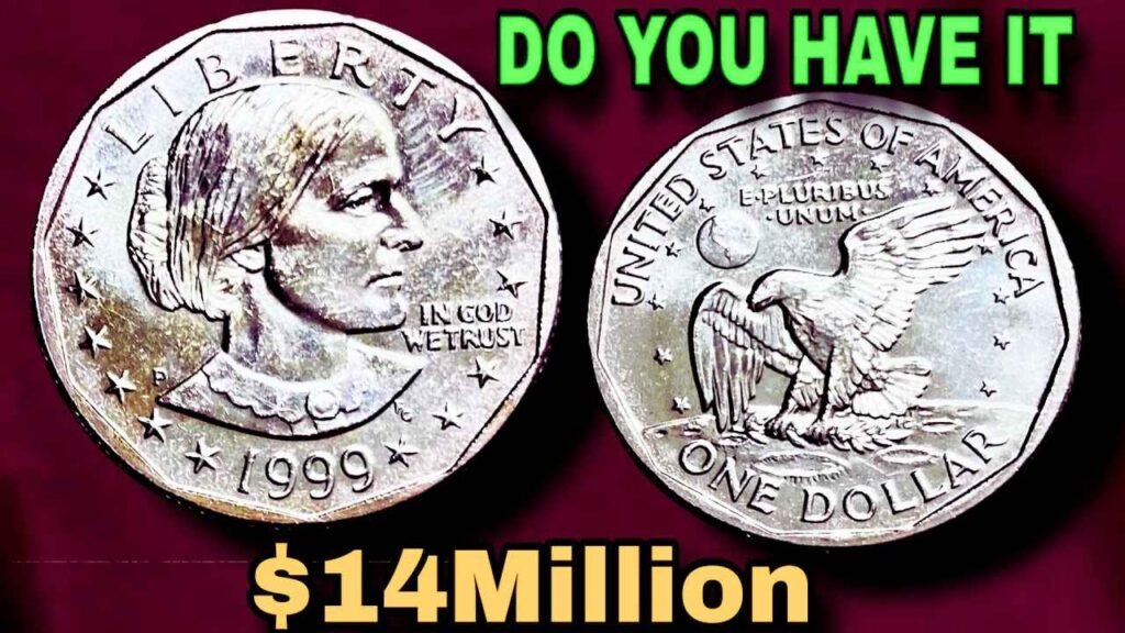 1999 P Susan B Anthony Liberty $1.00 One Dollar