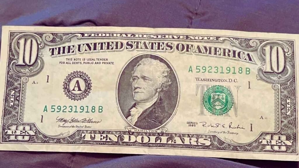 Rare 1995 $10 Bill Found