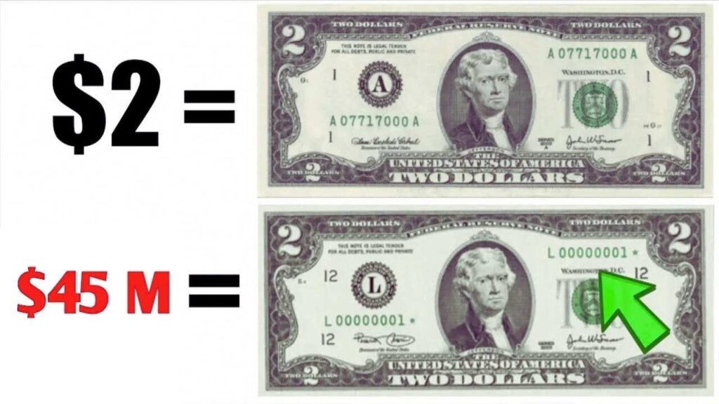Rare $2 Bill Valued at $2.612 Million